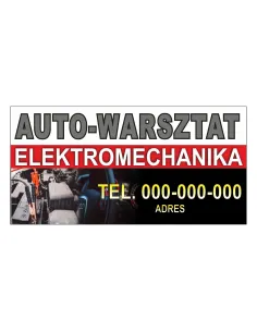Baner – Auto Warsztat Elektromechanika Reklamowy Gotowe