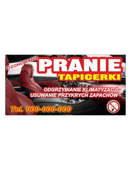 Baner Reklamowy Gotowe Wzory Banerów – Pranie Tapicerki