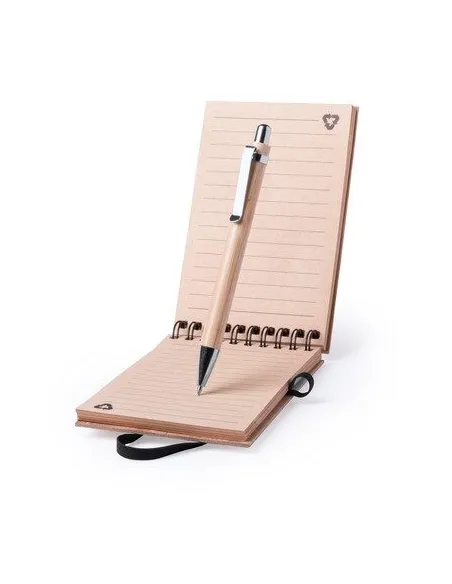 Bambusowy Notatnik Notesy Reklamowe z Nadrukiem z Haftem