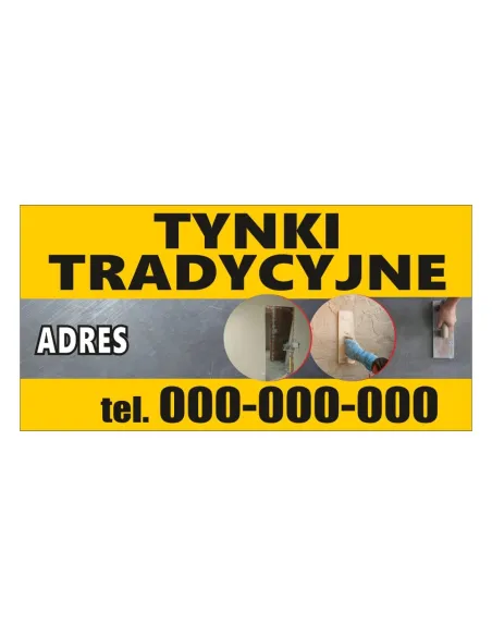 Baner Reklamowy Gotowe Wzory Banerów – Tynki Tradycyjne