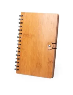 Bambusowy Notatnik A5 Notesy Reklamowe Nadrukiem logo