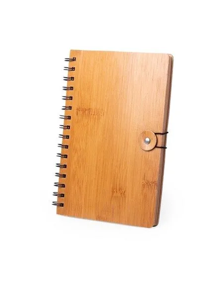 Bambusowy Notatnik A5 Notesy Reklamowe Nadrukiem logo