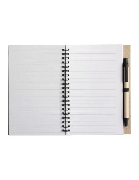 Bambusowy Notatnik A5 Notesy Reklamowe Nadrukiem UV logo