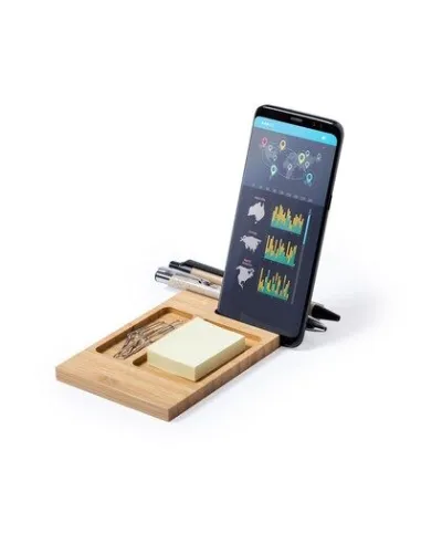 Organizer na Biurko 100 szt Bambusowy Stojaki Reklamowe