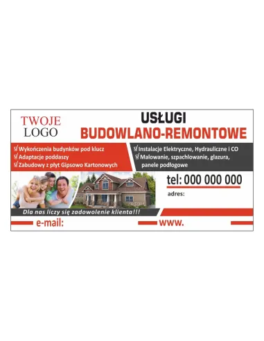 Baner Reklamowy Gotowe Wzory Banerów – Usługi Budowlano
