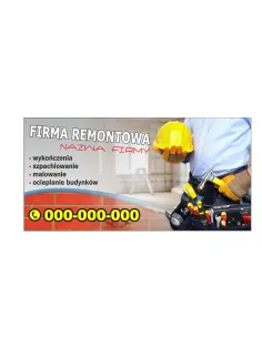 Baner Reklamowy Gotowe Wzory Banerów – Firma Remontowa