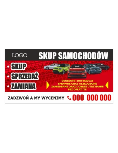 Baner Reklamowy Gotowe Wzory Banerów – Skup Samochodów