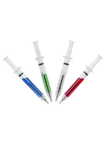 Długopisy Reklamowe Strzykawka Nadrukiem UV logo 50 szt