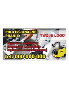 Baner – Profesjonalne Pranie Gotowy Projekt Reklamowy