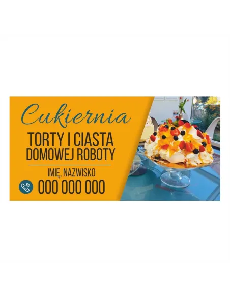 Baner Reklamowy Gotowe Wzory Banerów – Cukiernia Torty