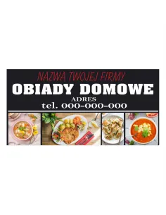 Baner Reklamowy Gotowe Wzory Banerów – Obiady Domowe