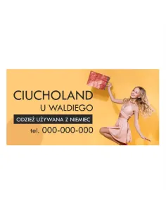 Baner – Odzież Używana Niemiec Gotowy Projekt Reklamowy