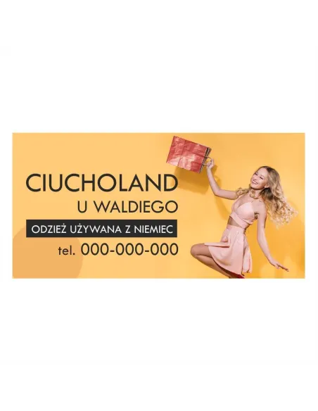 Baner – Odzież Używana Niemiec Gotowy Projekt Reklamowy