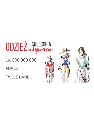 Baner – Odzież Akcesoria Używane Reklamowy Gotowe Wzory