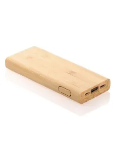 Bambusowy Power Bank Reklamowy Nadrukiem UV logo 20 szt