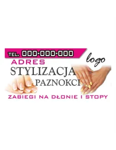 Baner Reklamowy Gotowe Wzory Banerów Stylizacja Paznokci