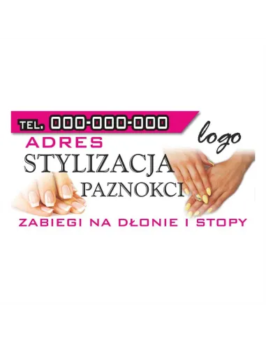 Baner Reklamowy Gotowe Wzory Banerów Stylizacja Paznokci