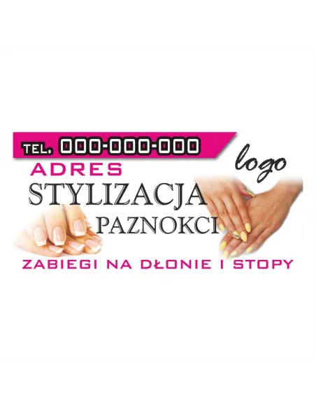 Baner Reklamowy Gotowe Wzory Banerów Stylizacja Paznokci