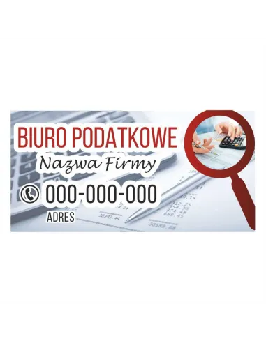 Baner Reklamowy Gotowe Wzory Banerów – Biuro Podatkowe