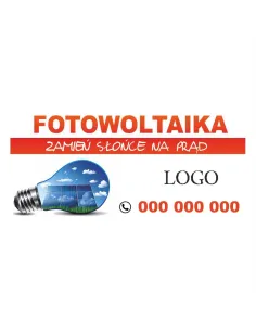 Baner Reklamowy Gotowe Wzory Banerów – Fotowoltaika
