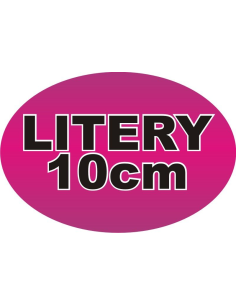 Naklejki 10cm Litery Cyfry Reklamowe Wyklejania Reklama