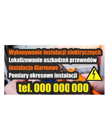 Baner – Wykonywanie Instalacji Elektrycznych Gotowy Projekt