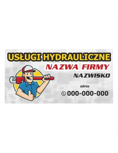 Baner Reklamowy Gotowe Wzory Banerów – Usługi Hydrauliczne