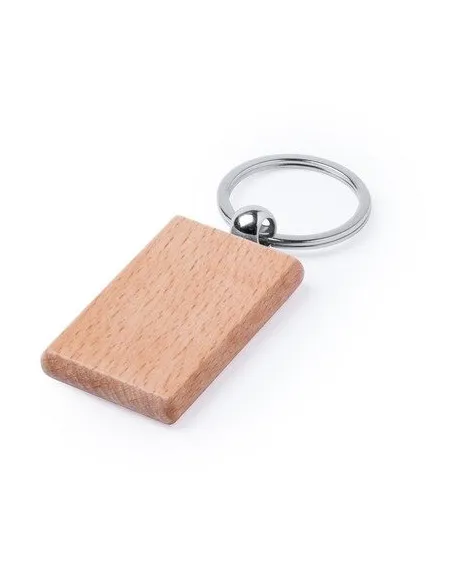 Drewniany Brelok Reklamowy z – Nadrukiem UV logo 50 szt