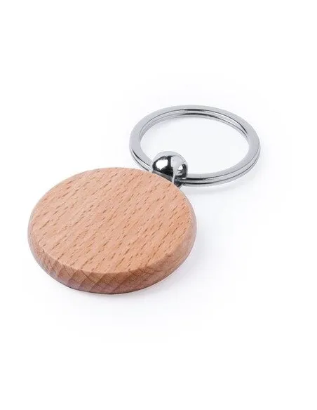 Drewniany Brelok Reklamowy z – Nadrukiem UV logo 50 szt