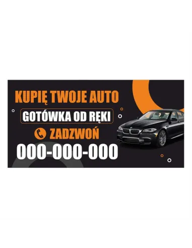 Baner Reklamowy Gotowe Wzory Banerów – Kupię Twoje Auto