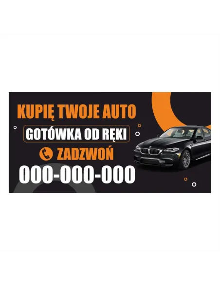 Baner Reklamowy Gotowe Wzory Banerów – Kupię Twoje Auto