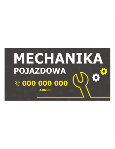 Baner Reklamowy Gotowe Wzory Banerów – Mechanika Pojazdowa