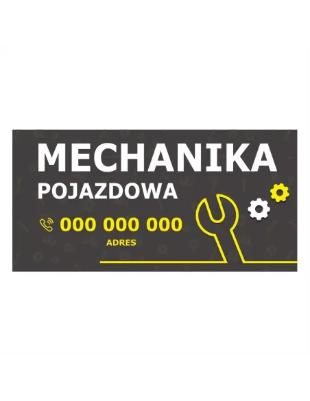 Baner Reklamowy Gotowe Wzory Banerów – Mechanika Pojazdowa