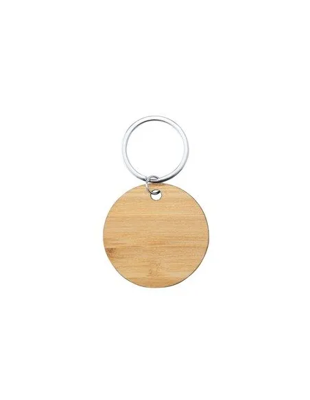 Bambusowy Brelok Reklamowy z Nadrukiem UV logo 200 szt