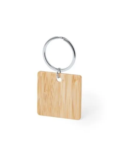 Bambusowy Brelok Reklamowy z Nadrukiem UV logo 500 szt