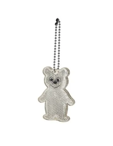 Odblaskowy Brelok Miś z – Nadrukiem UV logo 50 sztuk