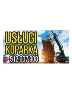 Baner Reklamowy Gotowe Wzory Banerów – Usługi Koparką