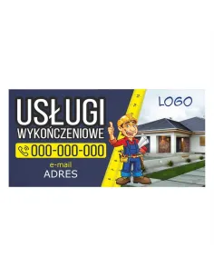 Baner – Usługi Wykończeniowe Gotowy Projekt Reklamowy