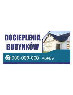 Baner – Docieplenia Budynków Gotowy Projekt Reklamowy