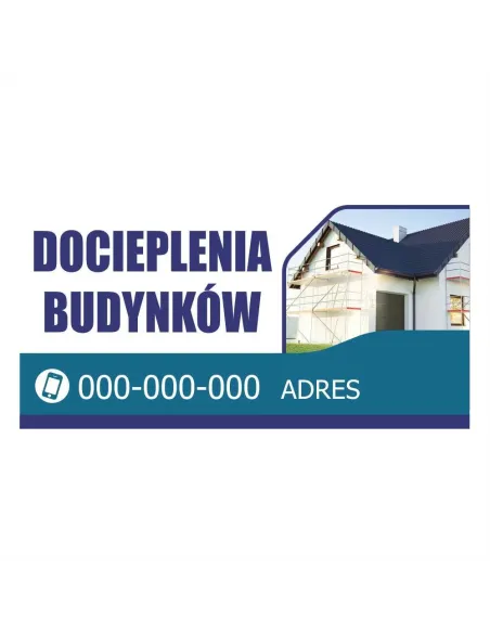 Baner – Docieplenia Budynków Gotowy Projekt Reklamowy