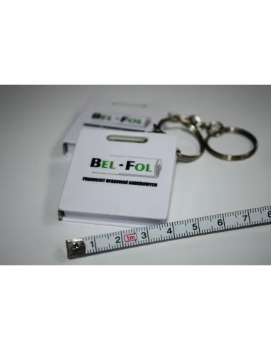 Brelok Reklamowy z Nadrukiem UV logo 500 szt z Haftem