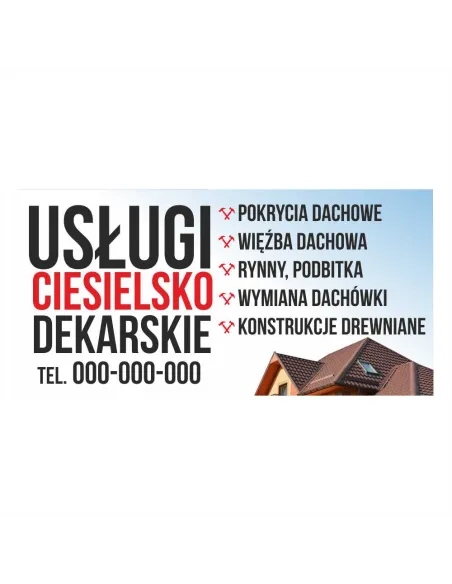 Baner Reklamowy Gotowe Wzory Banerów – Usługi Ciesielsko