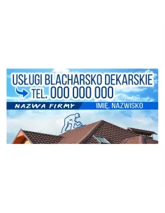 Baner Reklamowy Gotowe Wzory Banerów – Usługi Blacharsko