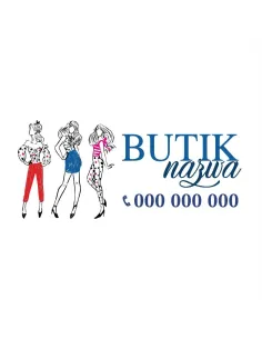Baner Reklamowy Gotowe Wzory Banerów Butik Personalizowany