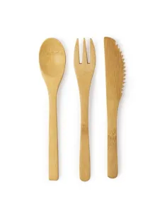 Bambusowe Sztućce Reklamowa z Nadrukiem UV logo 200 szt