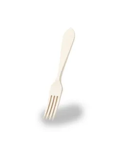 Drewniany Widelec Reklamowy z Nadrukiem UV logo 25 szt