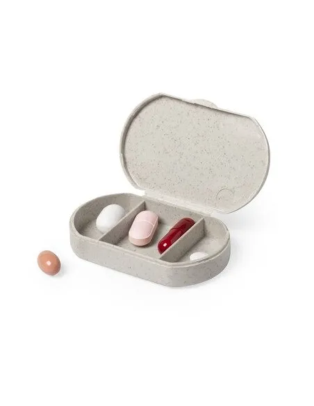 Bambusowy Pojemnik Reklamowy na 100 szt Tabletki Nadrukiem