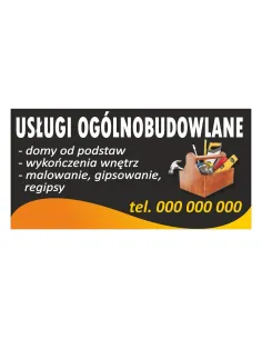 Baner Reklamowy Gotowe Wzory Banerów Usługi Ogólnobudowlane