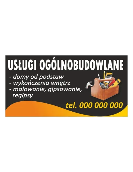 Baner Reklamowy Gotowe Wzory Banerów Usługi Ogólnobudowlane