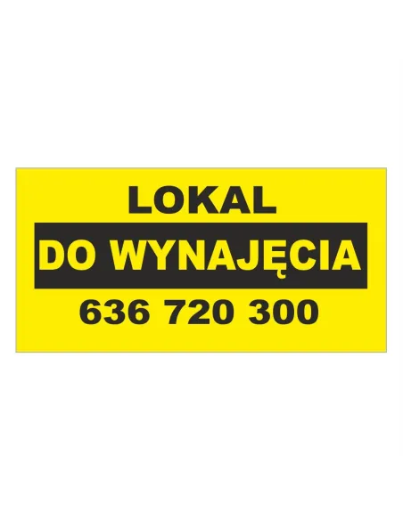 Baner – Lokal Wynajęcia Reklamowy Gotowe Wzory Banerów